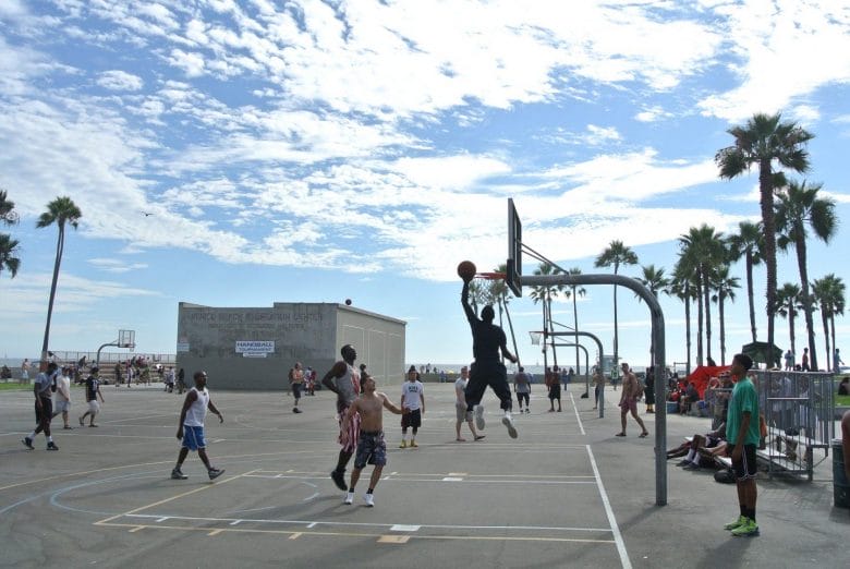 Vista de Venice Beach en Los Angeles, una de las zonas m&aacute;s famosas de la costa de California.