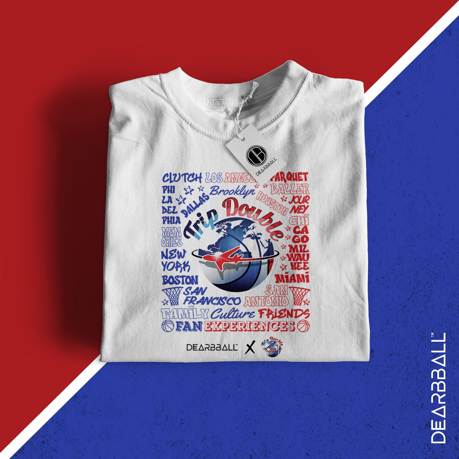 Tee-shirt Trip Double blanc