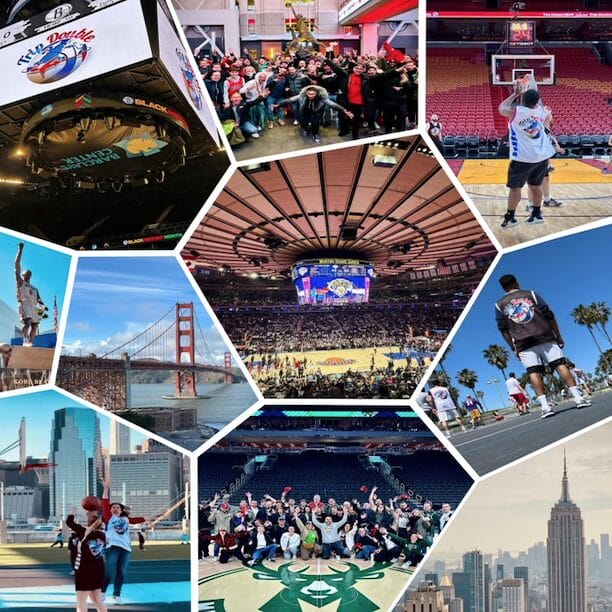 Photo montage Trip Double voyages NBA