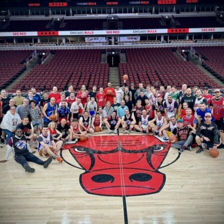 Groupe Trip Double sur le parquet des Chicago Bulls &agrave; l&rsquo;issue d&rsquo;une fan experience