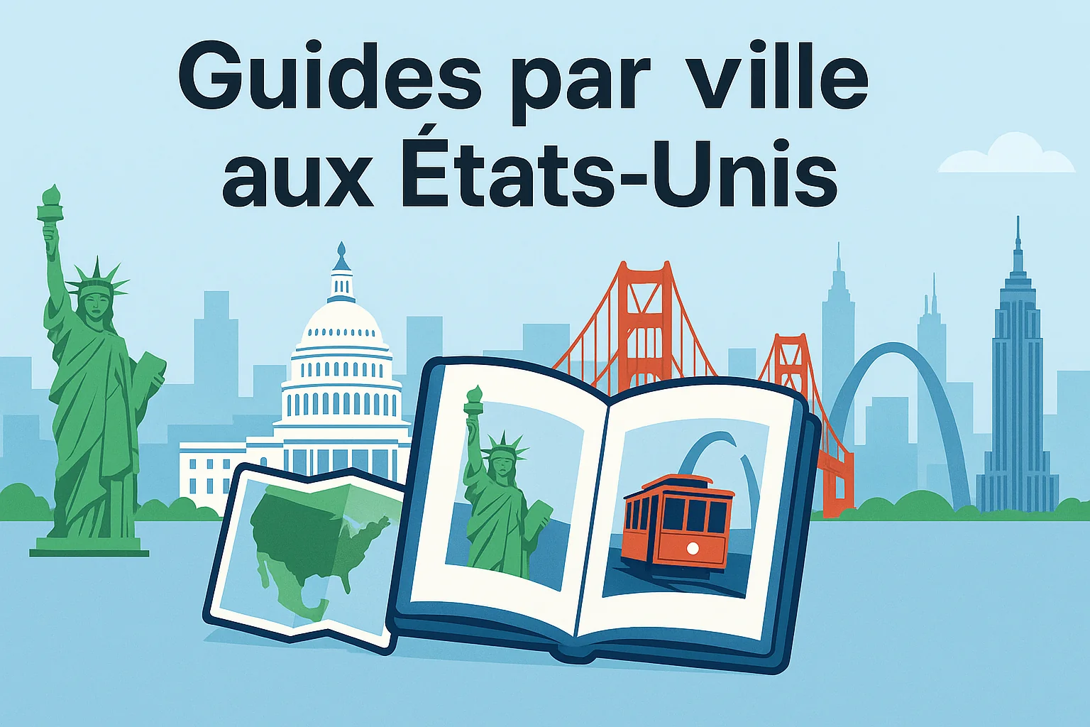 Guides par ville pour organiser son voyage aux USA