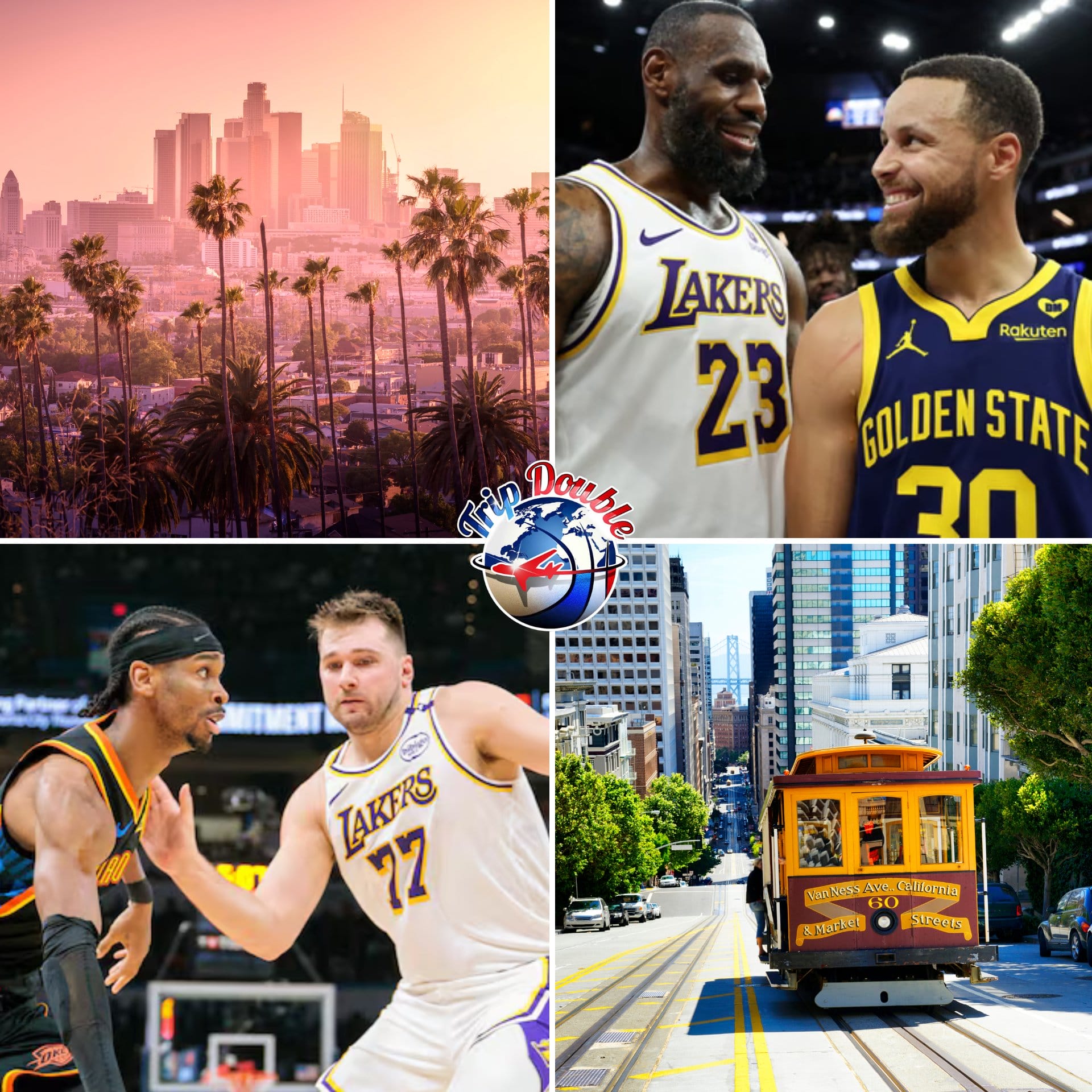 Voyage NBA – Los Angeles + San Francisco 6–13 avril 2026 (4 matchs)