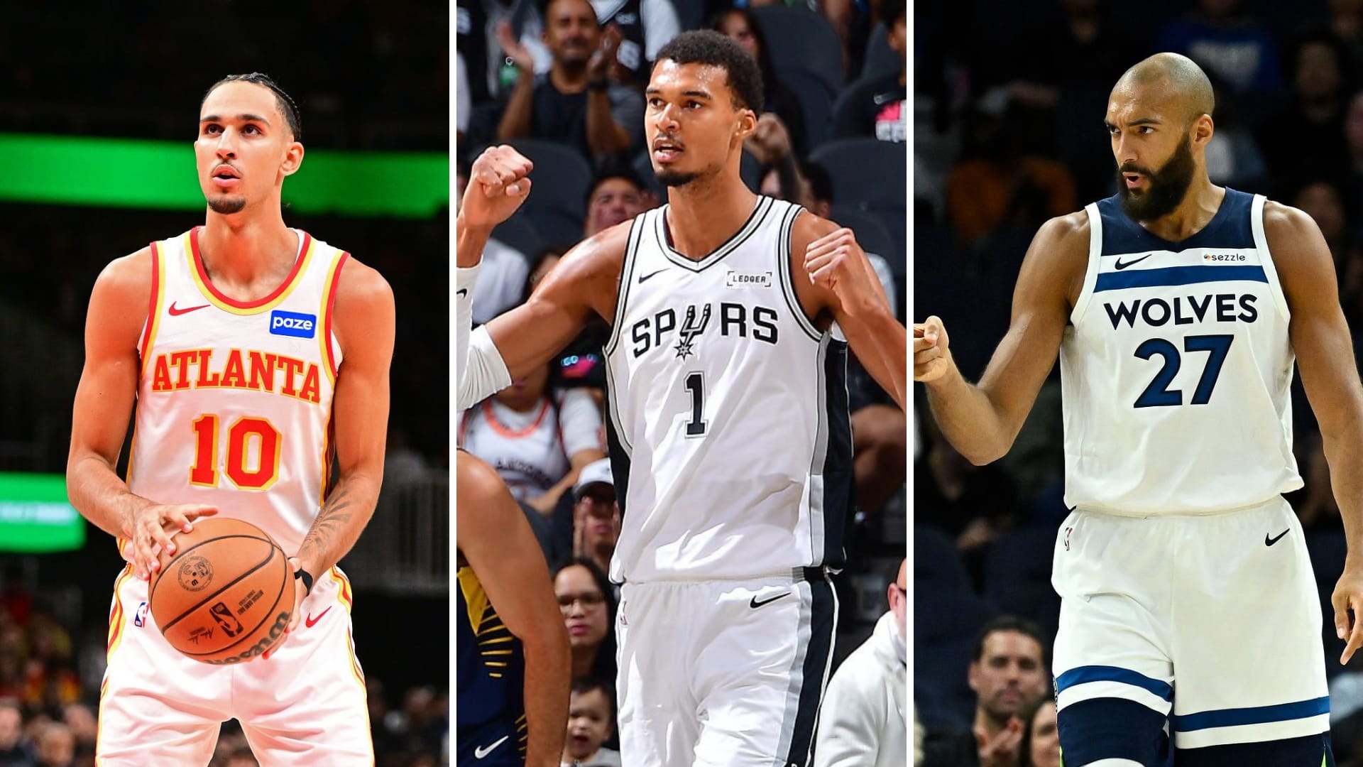 Zaccharie Risacher, Victor Wembanyama et Rudy Gobert &mdash; Fran&ccedil;ais en NBA 2025-26